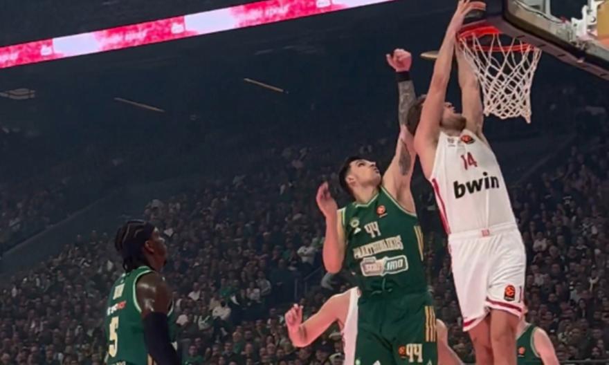 Το τρομερό κάρφωμα του Βεζένκοφ μπροστά στον Μήτογλου σε προσπάθεια για ντράιβ