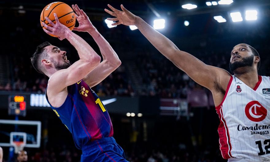Διέλυσε τη Σαραγόσα με 100άρα και επέκτεινε το νικηφόρο σερί της η Μπαρτσελόνα!