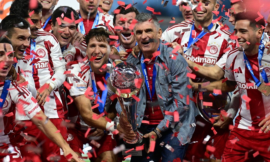 Ολυμπιακός-ΟΦΗ 3-0: Η απονομή τω ερυθρόλευκων