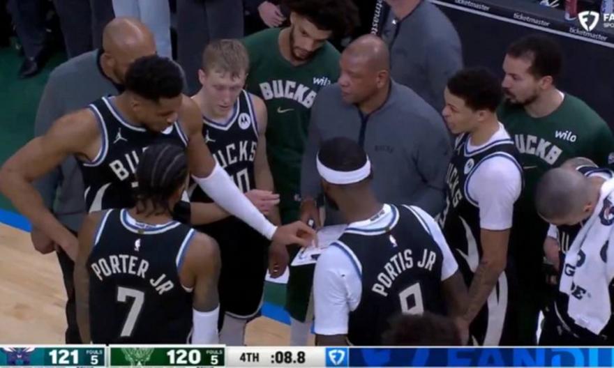 Αντετοκούνμπο, ο… προπονητής: Σχεδίασε την τελευταία επίθεση και χάρισε τη νίκη στους Μπακς