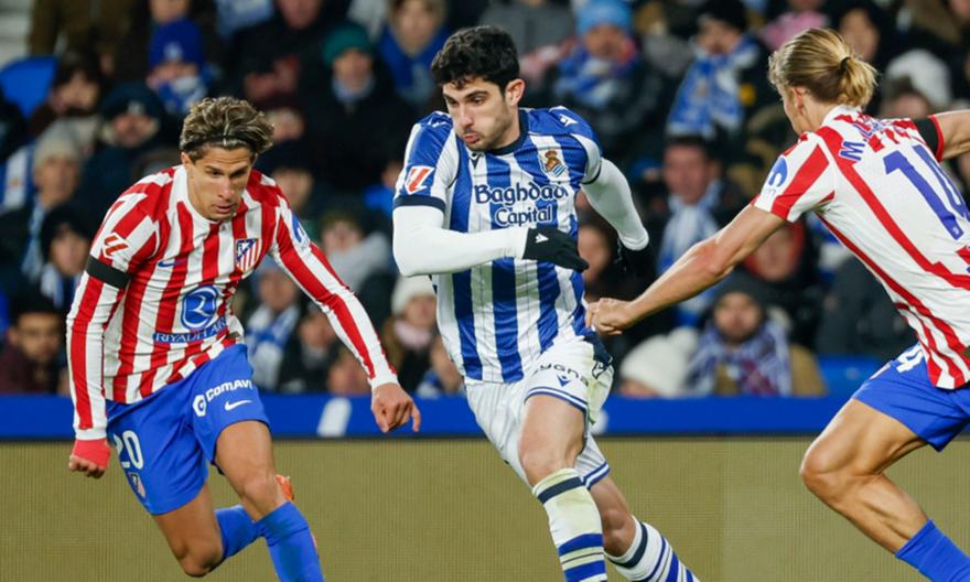 Φρέναρε την Ατλέτικο Μαδρίτης η ψυχωμένη Σοσιεδάδ