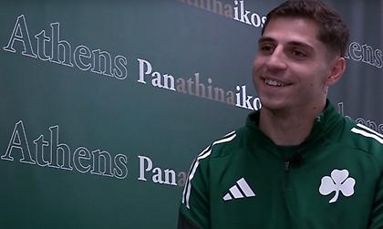 Παντελίδης: «Δεν είχα σκεφτεί ότι θα βρισκόμουν ξανά στον Παναθηναϊκό - Δικαίωση όλης της δουλειάς»