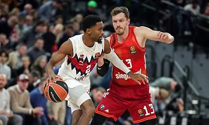 Euroleague: Η βαθμολογία μετά την ολοκλήρωση της 20ής αγωνιστικής