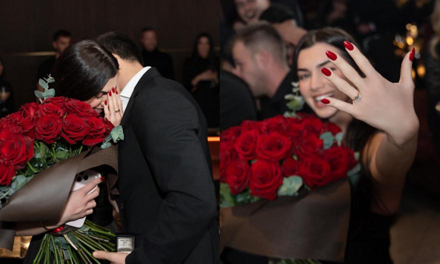 Με πρόταση γάμου υποδέχθηκε το 2026 ο Τάσος Δουβίκας