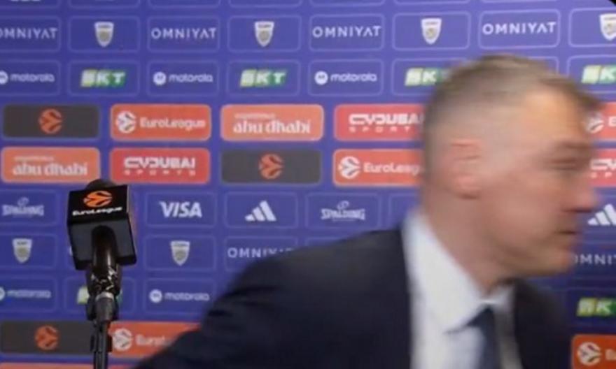 Ο Γιασικεβίτσιους αποχώρησε εκνευρισμένος από τις δηλώσεις που έκανε μετά την ήττα της Φενέρ στο Ντουμπάι