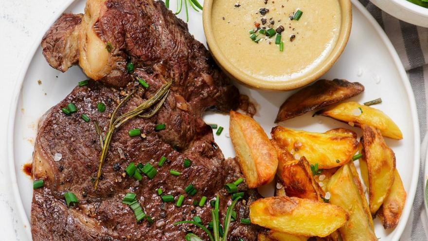 Μπριζόλα μοσχαρίσια στο τηγάνι