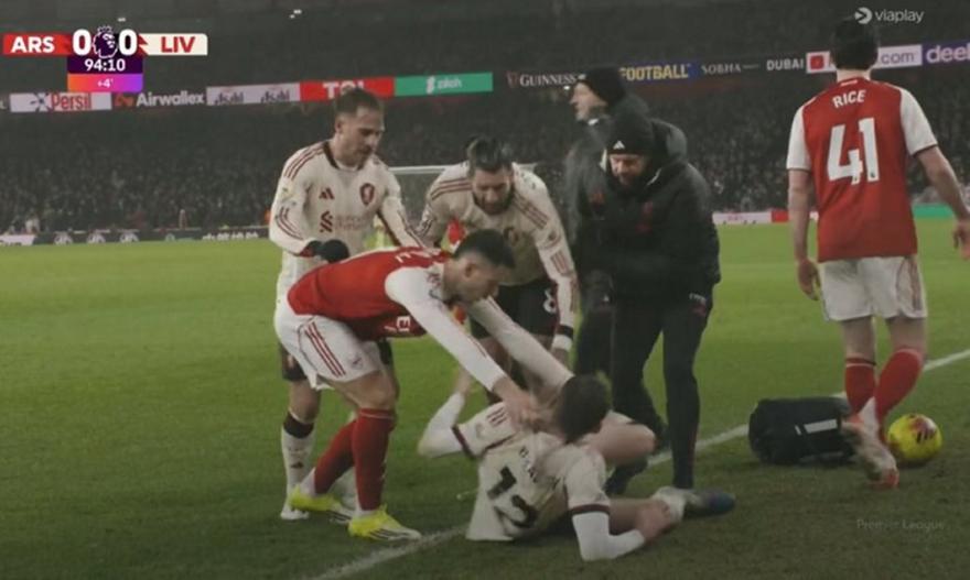 Απολογήθηκε στον Μπράντλεϊ ο Μαρτινέλι: «Λυπάμαι πολύ, δεν είχα καταλάβει ότι τραυματίστηκε σοβαρά»