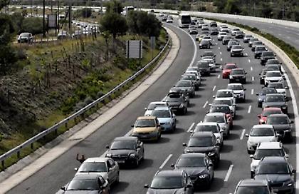 Η κίνηση στους δρόμους της Αθήνας