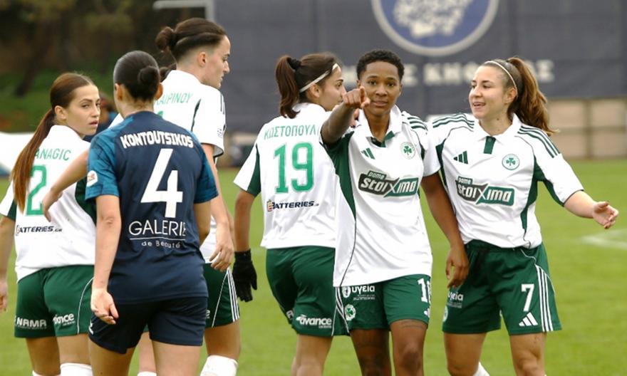 Άνετη τριάρα για τον Παναθηναϊκό