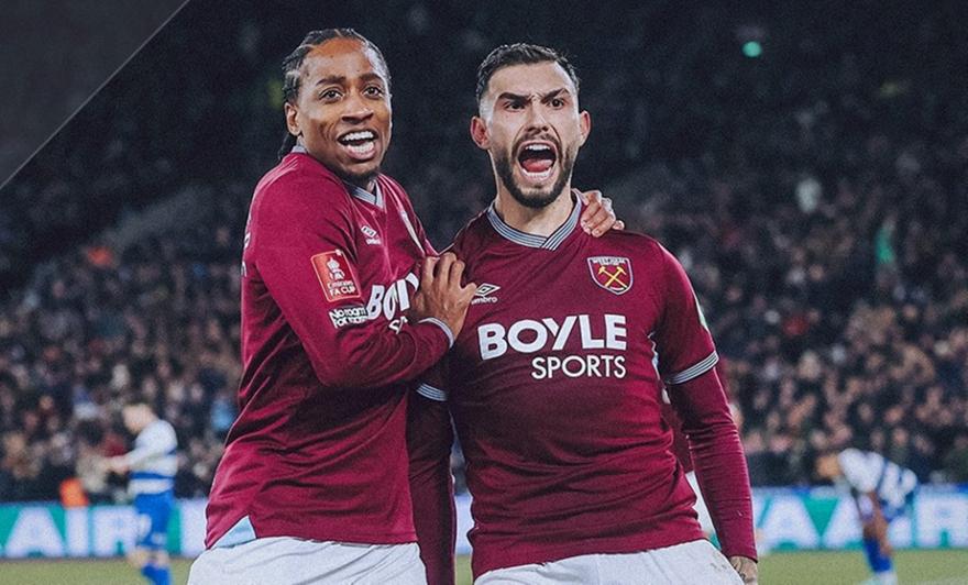 Κουράστηκε για την πρόκριση η Γουέστ Χαμ, ζημιά για Μαυροπάνο που αποχώρησε με φορείο