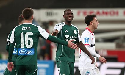 Τριάρα από το ημίχρονο με κεφάτο Τετέι: Τα highlights από τη νίκη του Παναθηναϊκού επί του Πανσερραϊκού