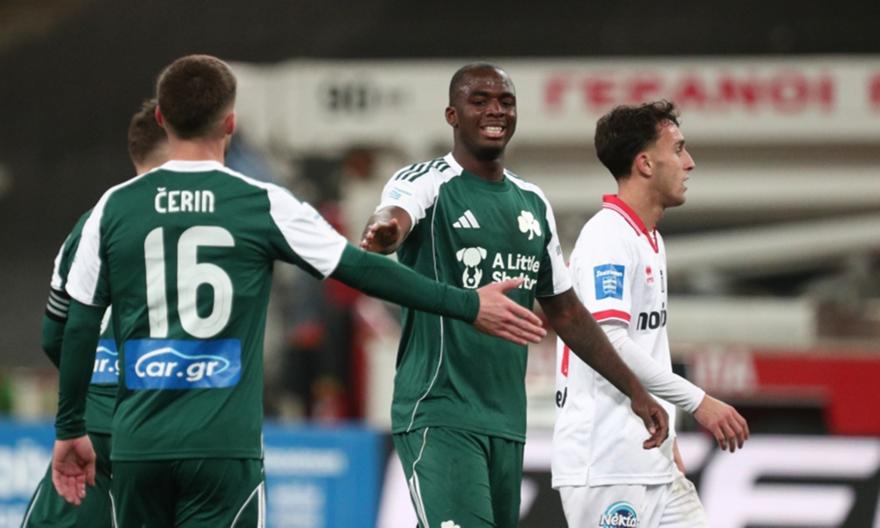 Τριάρα από το ημίχρονο με κεφάτο Τετέι: Τα highlights από τη νίκη του Παναθηναϊκού επί του Πανσερραϊκού