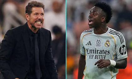 Ο Σιμεόνε ζήτησε δημόσια συγνώμη σε Πέρεθ και Βινίσιους για την συμπεριφορά του στο Ατλέτικο-Ρεάλ