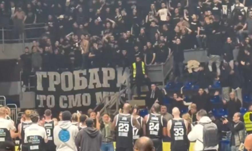 Αυτό θα πει αγνή αγάπη: Παρά το -38 από τον Ολυμπιακό οι φίλοι της Παρτίζαν στήριξαν τους παίκτες!