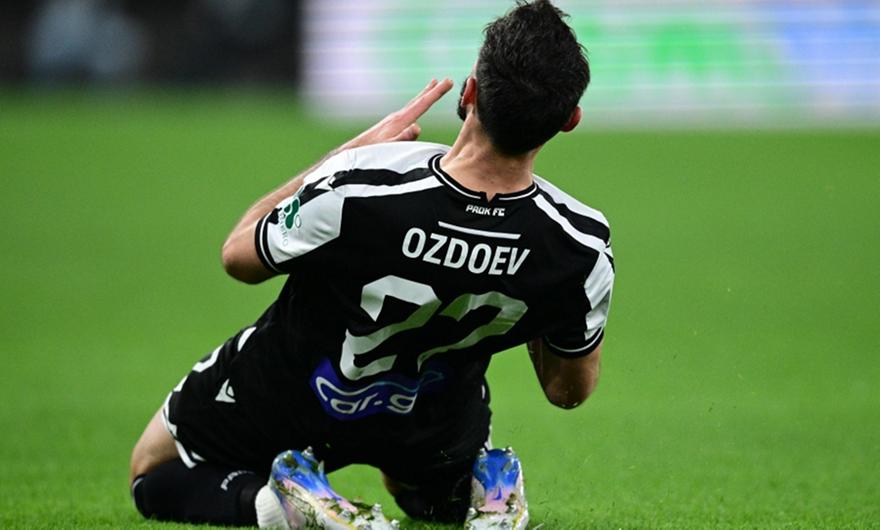Απίστευτο σουτ στην κίνηση του Οζντόεφ και 2-0 ο ΠΑΟΚ στο Καραϊσκάκη