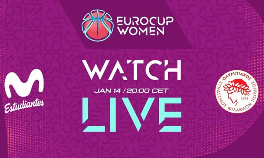 Live Streaming: Εστουδιάντες-Ολυμπιακός