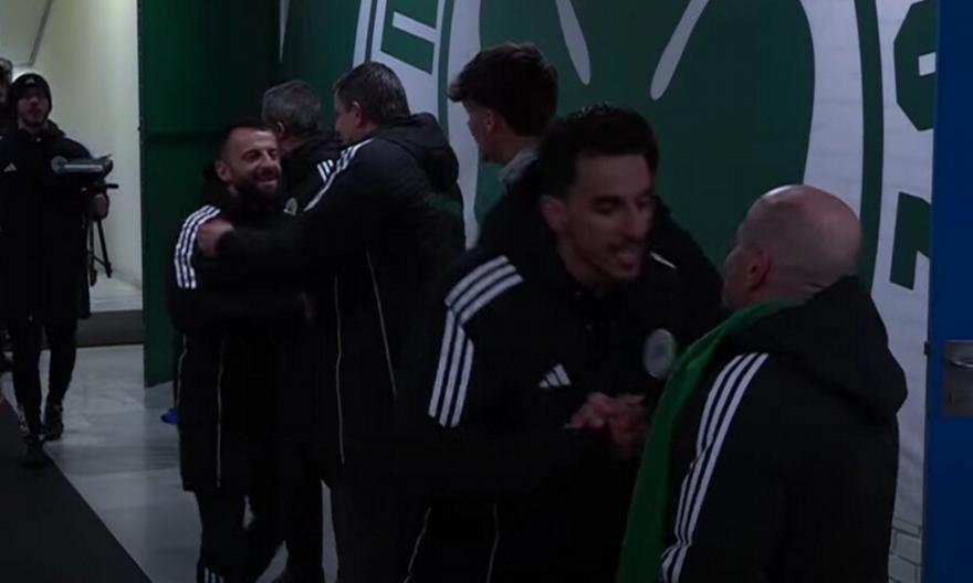 Το «πάνω απ' το πτώμα μου» του Μπακασέτα και τα συγχαρητήρια Αλαφούζου: Η παρακάμερα της πρόκρισης του Παναθηναϊκού