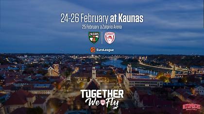 Together We Fly: Με τον Ολυμπιακό στο Κάουνας