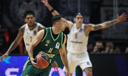 Βαθμολογία Stoiximan GBL: Πέρασε δύσκολα από το Παλατάκι και παρέμεινε στο κατόπι της κορυφής ο Παναθηναϊκός