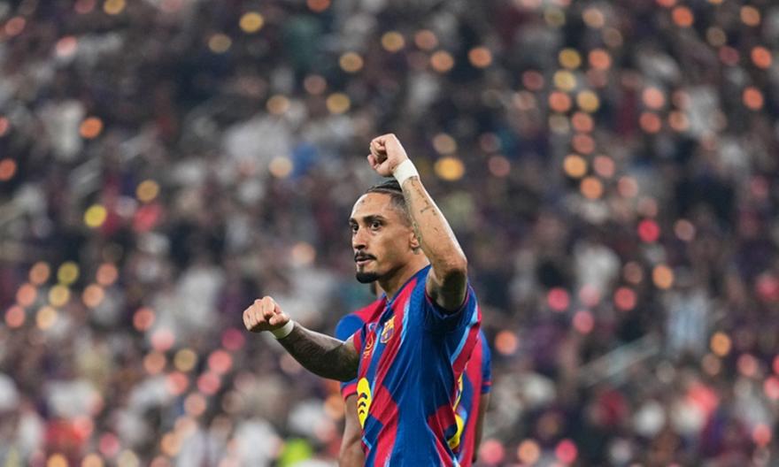 Νοκ άουτ ο Ραφίνια για τη μάχη της Μπαρτσελόνα με τη Σοσιεδάδ