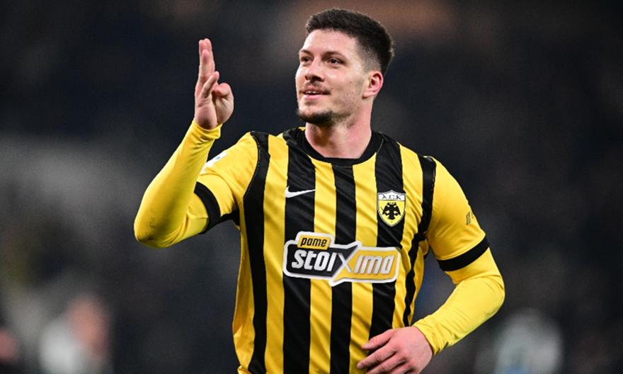 Δεν γίνονται αυτά: Και τέταρτο γκολ ο Γιόβιτς κόντρα στον Παναθηναϊκό, 4-0 η ΑΕΚ!