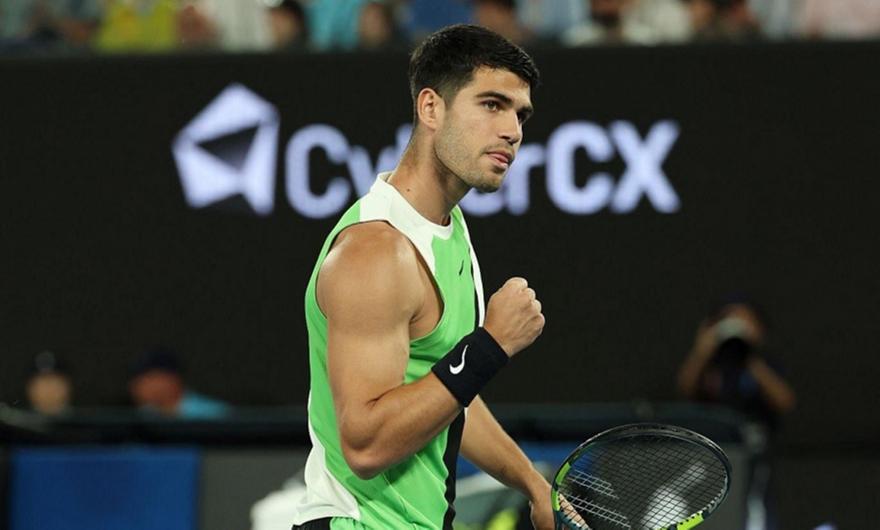 Πρόκριση με δόση δυσκολίας για Αλκαράθ στον δεύτερο γύρο του Αυστραλιανού Open