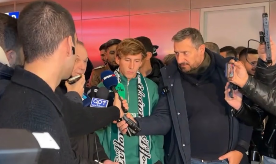 Αντίνο: «Μεγάλος σύλλογος ο Παναθηναϊκός, πολύ χαρούμενος που είμαι εδώ»