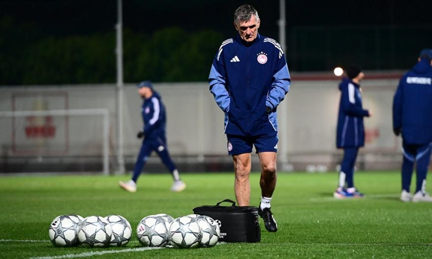 Live Streaming η τελευταία προπόνηση του Ολυμπιακού πριν το μεγάλο ματς με τη Λεβερκούζεν