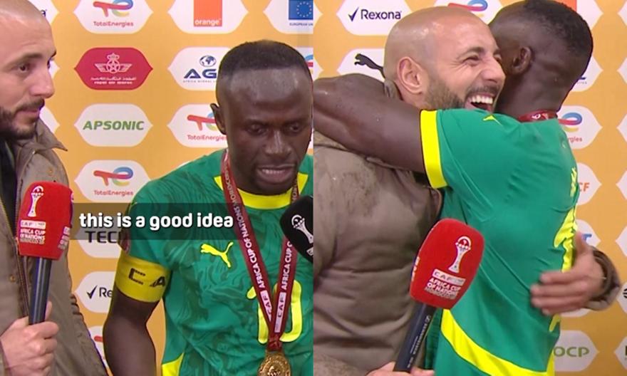 Απίθανη στιγμή: Ο Μανέ συνειδητοποιεί ότι του έπαιρνε συνέντευξη ο Άμραμπατ!