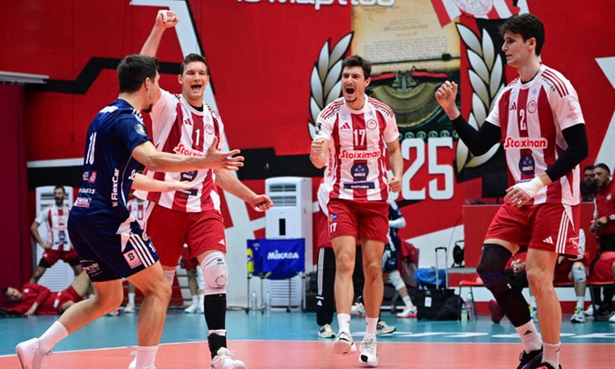 Ολυμπιακός-Καρλοβάρσκο: Για το πρώτο βήμα πρόκρισης στα προημιτελικά οι CEV Cup οι «ερυθρόλευκοι»!