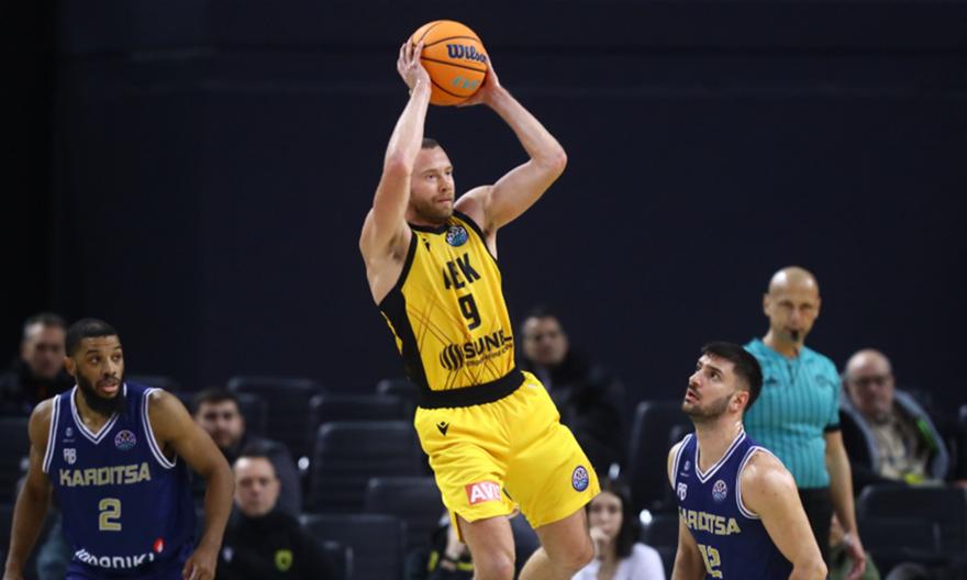 Τα highlights από τη νίκη της ΑΕΚ επί της Καρδίτσας στη φάση των «16» του BCL