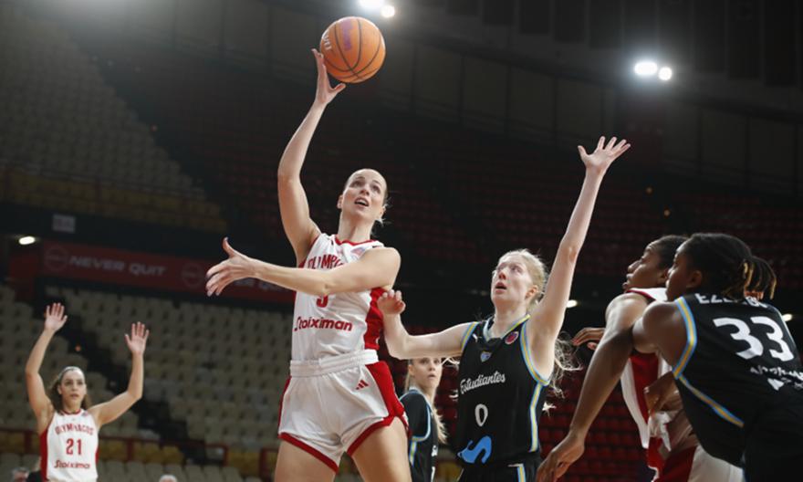 Live Streaming η αναμέτρηση του Ολυμπιακού με την Εστουδιάντες για το EuroCup Γυναικών