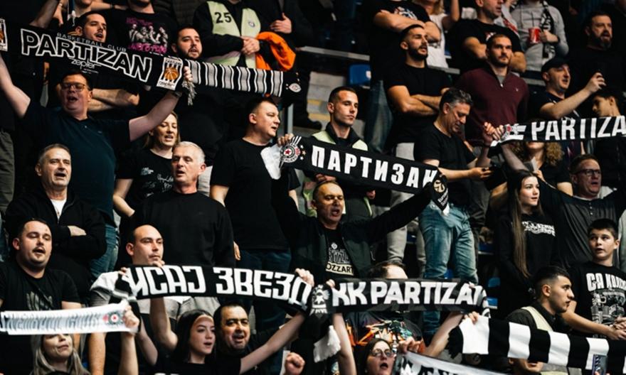 Ευρωλίγκα: Πρόστιμο στην Παρτίζαν για τη συμπεριφορά οπαδών της στο ματς με τον Ολυμπιακό