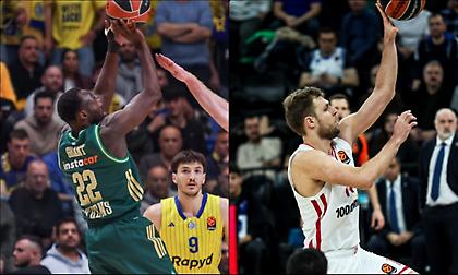 Η βαθμολογία της Euroleague μετά την ήττα του Παναθηναϊκού και τη νίκη του Ολυμπιακού και οι επόμενοι αντίπαλοί τους