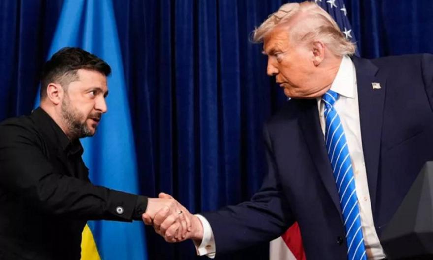 Ο Τραμπ ανακοίνωσε συνάντηση με τον Ζελένσκι σήμερα στο Νταβός