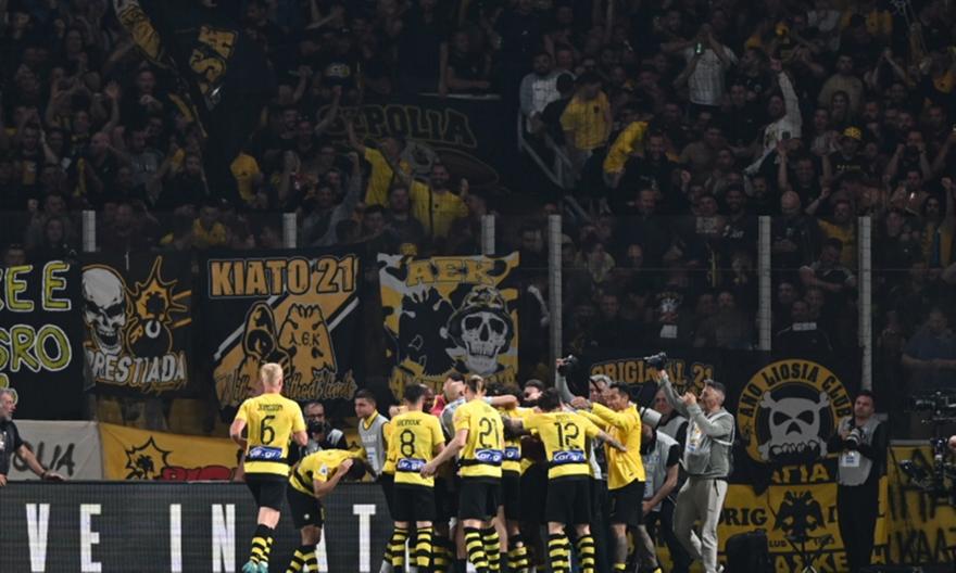 Πρόστιμο στην ΑΕΚ για το ντέρμπι με τον Παναθηναϊκό