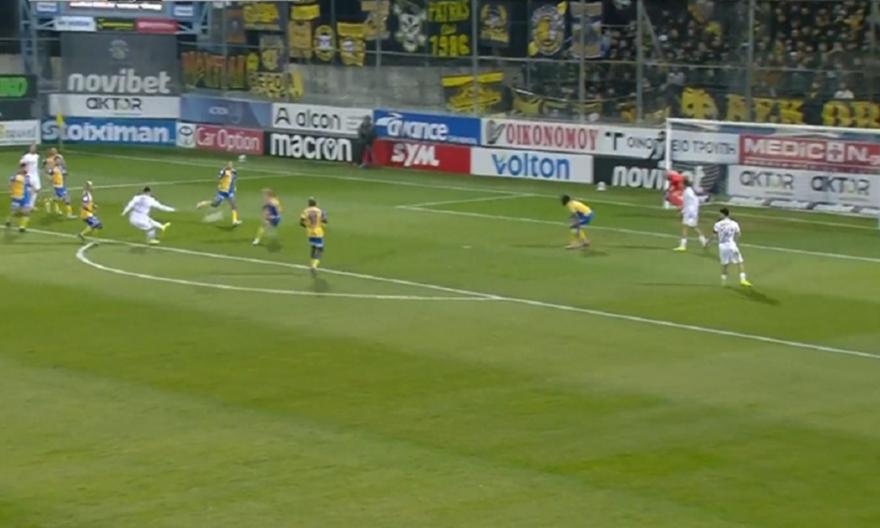 «Φωτιά» και στην Τρίπολη ο Γιόβιτς για το 1-0 της ΑΕΚ