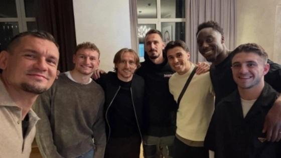 Το τραπέζι στους παίκτες του ΠΑΟΚ έκανε ο Λούκα Μόντριτς