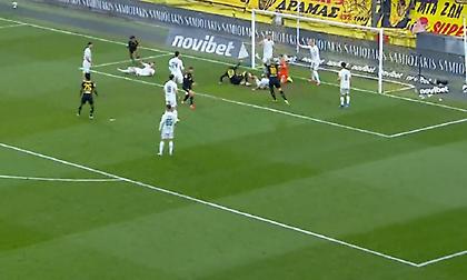 Πρώτα… τσαφ, μετά γκολ από τον Μορόν για το 1-0 του Άρη επί του Λεβαδειακού