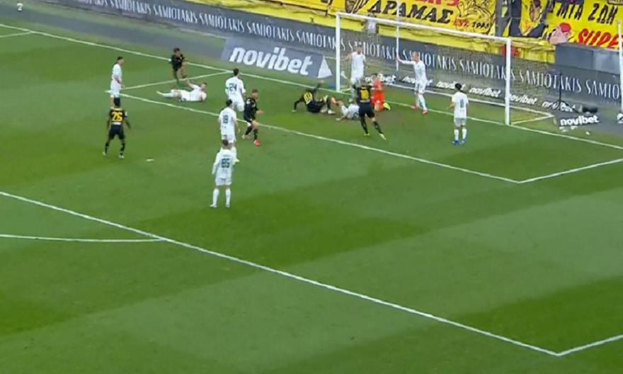 Πρώτα... τσαφ, μετά γκολ από τον Μορόν για το 1-0 του Άρη επί του Λεβαδειακού