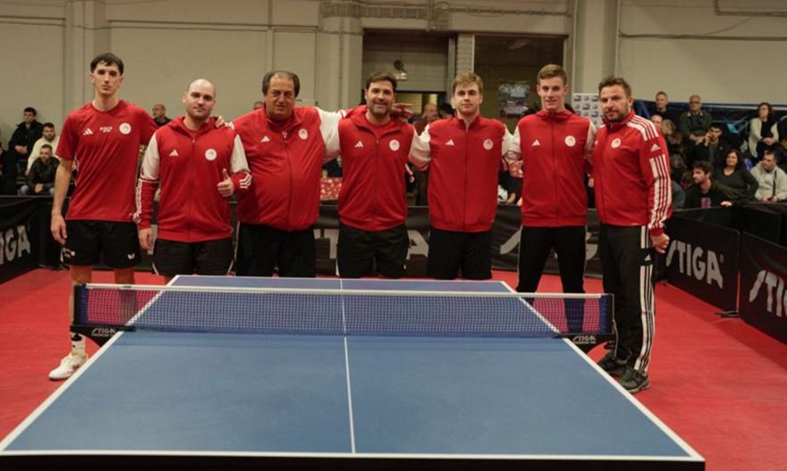 Ο Ολυμπιακός κι ο Παναθηναϊκός κερδισμένοι στα ματς κορυφής της Α1 πινγκ πονγκ
