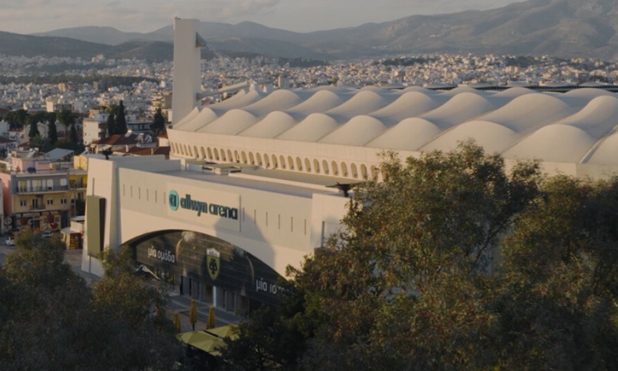 Η Allwyn Arena είναι εδώ: Ολοκληρώθηκε το rebranding στο γήπεδο της ΑΕΚ!