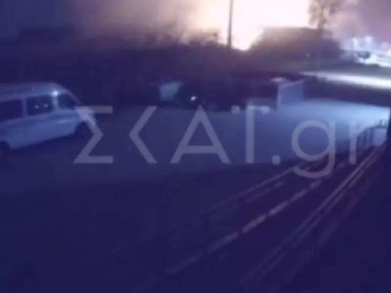 Τρίκαλα - Βίντεο ντοκουμέντο: Η στιγμή της φονικής έκρηξης στο εργοστάσιο της Βιολάντα