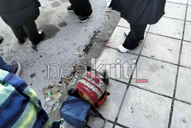 Ηράκλειο: Αυτοκίνητο χτύπησε μικρό παιδί έξω από το σχολείο