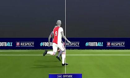 Για μια… μύτη παπουτσιού απέφυγε να βρεθεί πίσω στο σκορ από τον Άγιαξ ο Ολυμπιακός