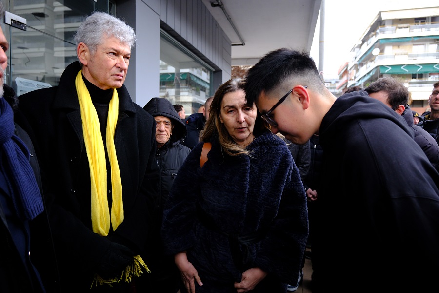 Παρουσία Σιάο το τρισάγιο στη μνήμη του Άλκη Καμπανού