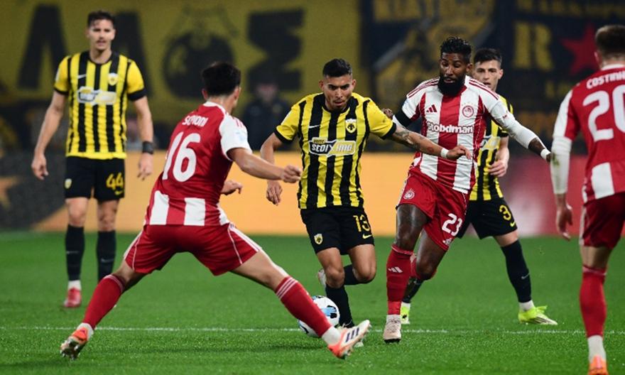 Τo μεγάλο ντέρμπι στη Νέα Φιλαδέλφεια: ΑΕΚ-Ολυμπιακός 1-1