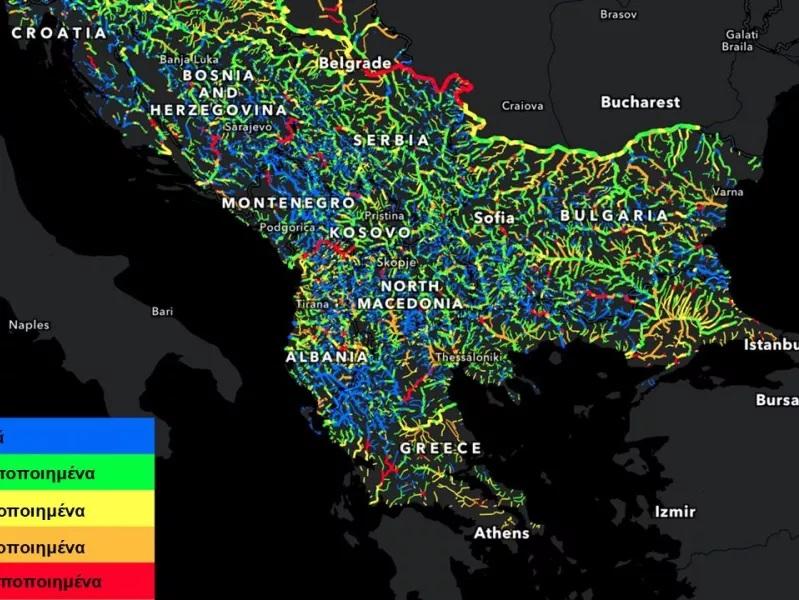 Μείωση των ποταμών στα Βαλκάνια μέσα σε 13 χρόνια - Τι αναφέρει έκθεση για την Ελλάδα