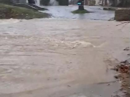 Λάρισα: Υπερχείλισε ρέμα στην περιοχή Κόκκινο Νερό