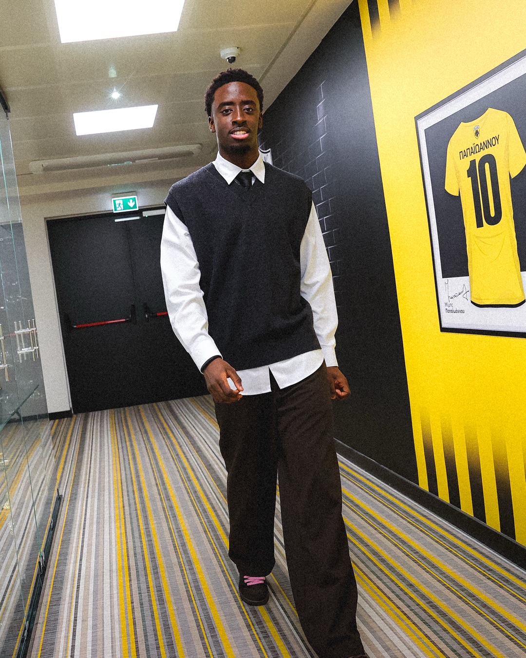 ΑΕΚ: Οι πρώτες φωτογραφίες του Σαχαμπό με τα κιτρινόμαυρα